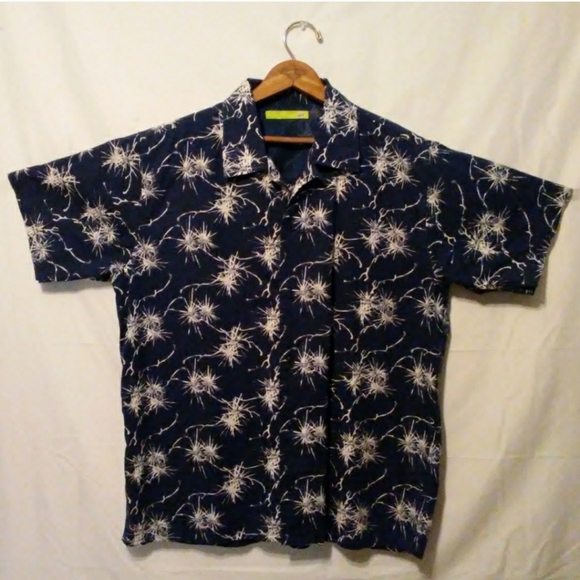 Mountain Dew Shirt Men's Sz L Short Sleeve Button - Picture 6 of 6